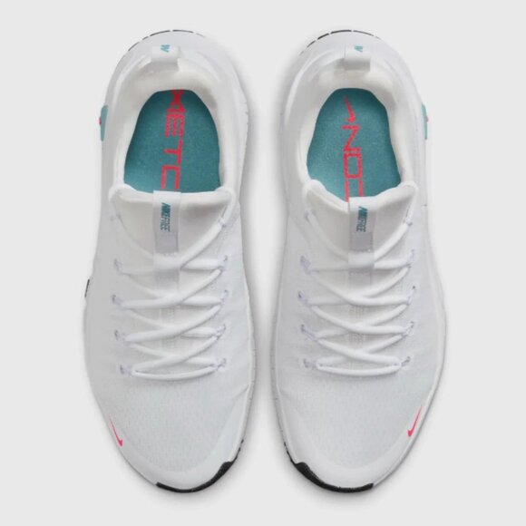 Women’s Nike Free Metcon 6 Gym Training Shoes White Hot Punch - Picture 5 of 8